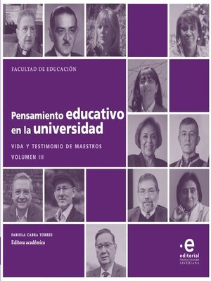 cover image of Pensamiento educativo en la universidad
